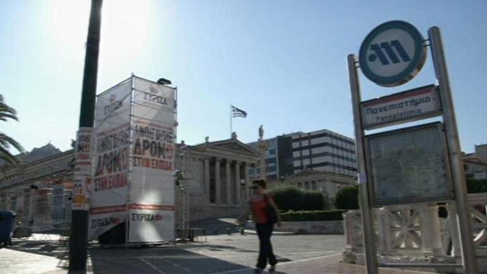 Telediario 1 - Día de reflexión en Grecia