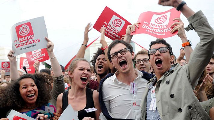 Telediario 1 - Hollande, con mayoría absoluta, recibe de los franceses el aval para su política