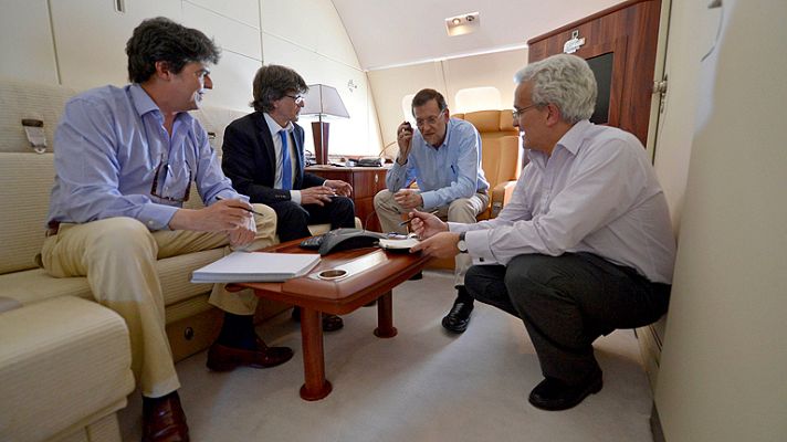 Telediario 1 - Rajoy viaja al G-20 para defender sus reformas y reivindicar el apoyo de la UE