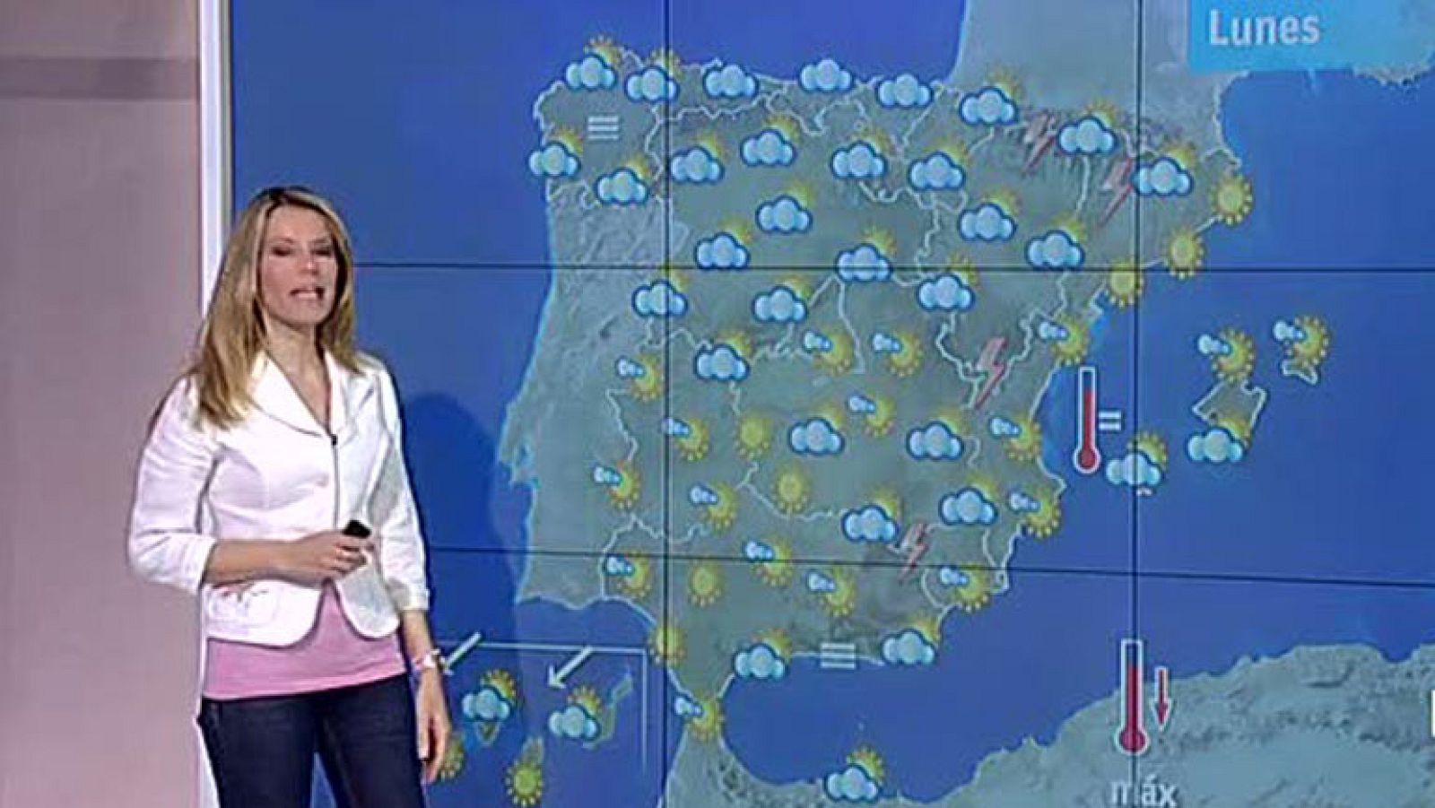 Cielos nubosos y bajada de unas todavía altas temperarturas