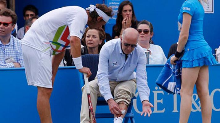  - Nalbandian, descalificado en Queen's por golpear la silla del juez de línea