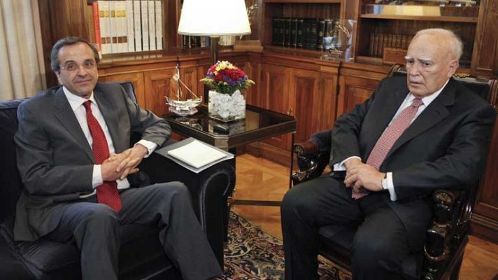 Telediario 1 - Formación de Gobierno en Grecia