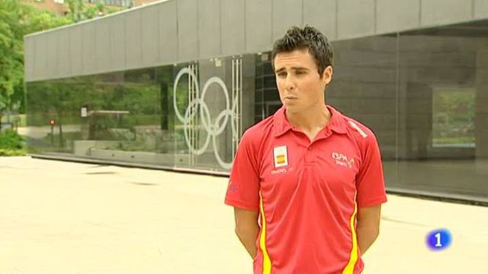 Telediario 1 - Gómez Noya, principal baza para la medalla en triatlón