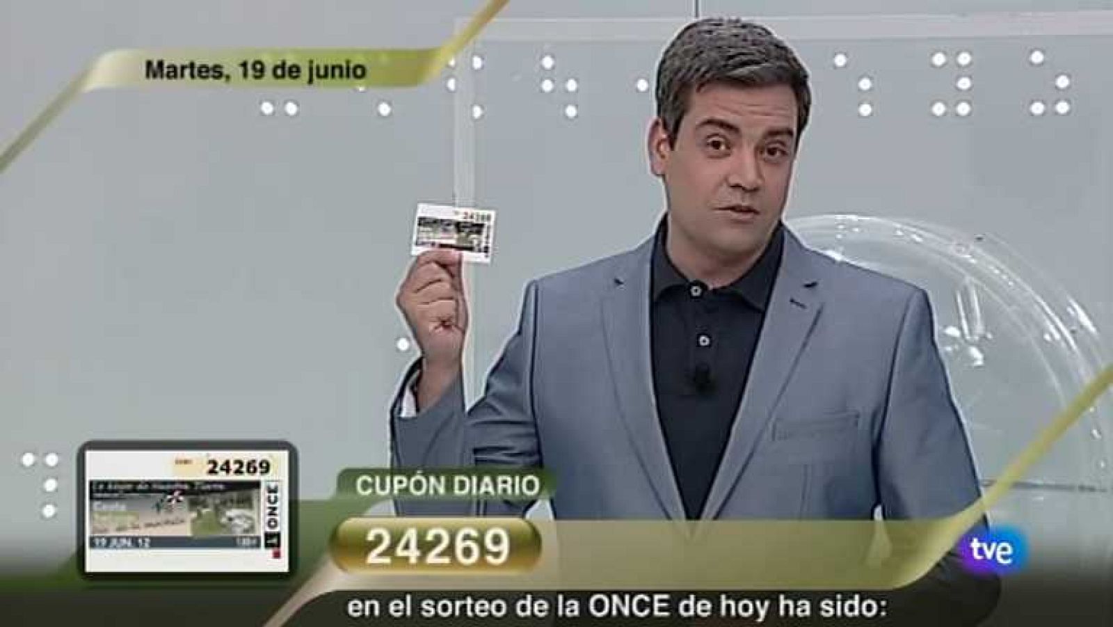 Sorteo ONCE - 19/06/12 - Ver ahora