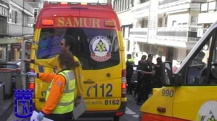 Telediario 1 - Agresión con ácido a una mujer