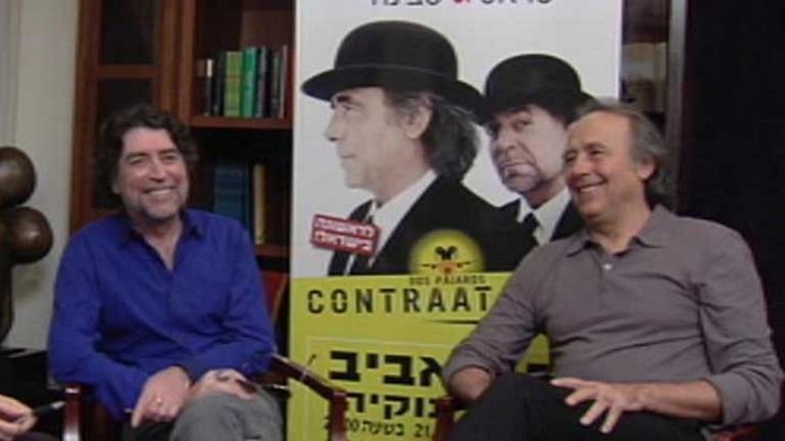 Telediario 1 - Serrat y Sabina actuarán en Tel Avi