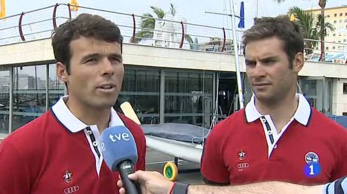 Telediario 1 - Aaron Sarmiento y Onán Barreiros, del diploma a la medalla