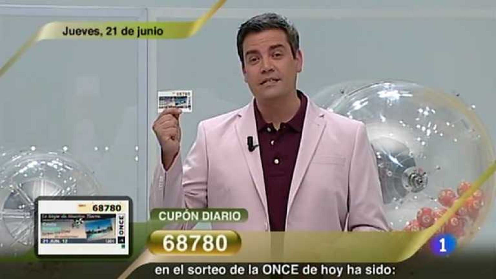 Sorteo ONCE - 21/06/12 - Ver ahora