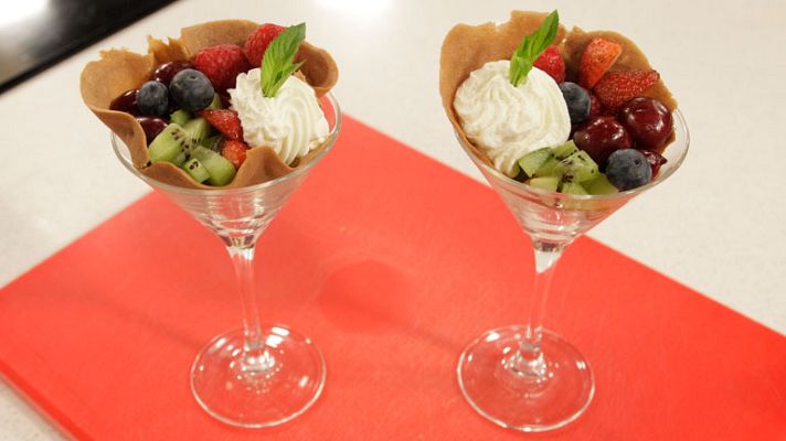 RTVE Cocina - Postre - Tulipas de cacao