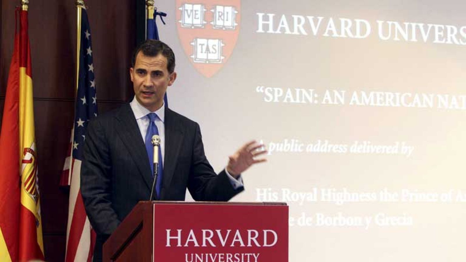 Declaraciones del Príncipe Felipe en Harvard