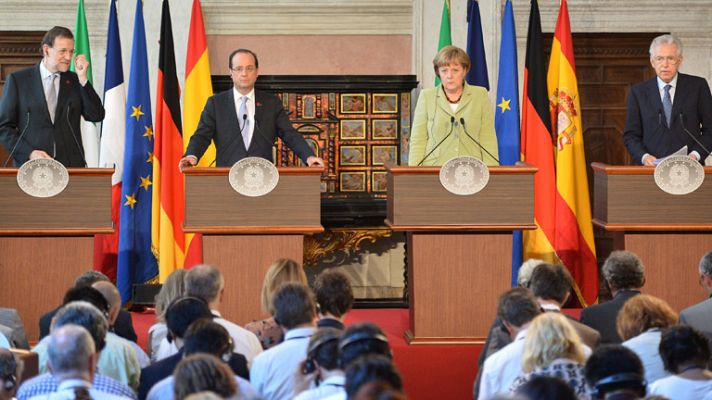 Informativo 24h - Las cuatro potencias del euro acuerdan un plan de 130.000 millones para fomentar el crecimiento