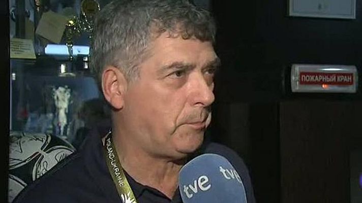 Telediario 1 - Villar: "Del Bosque está muy tranquilo"