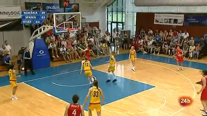 Telediario 1 - España tira de orgullo para vencer a Rumanía (51-68)