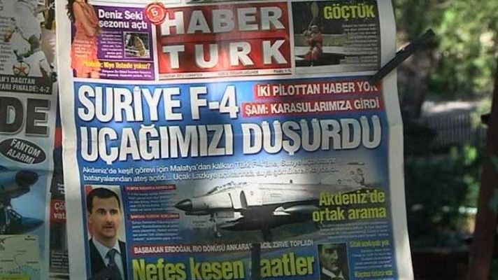 Telediario 1 - En Siria continúan las deserciones en el ejército de Al Asad