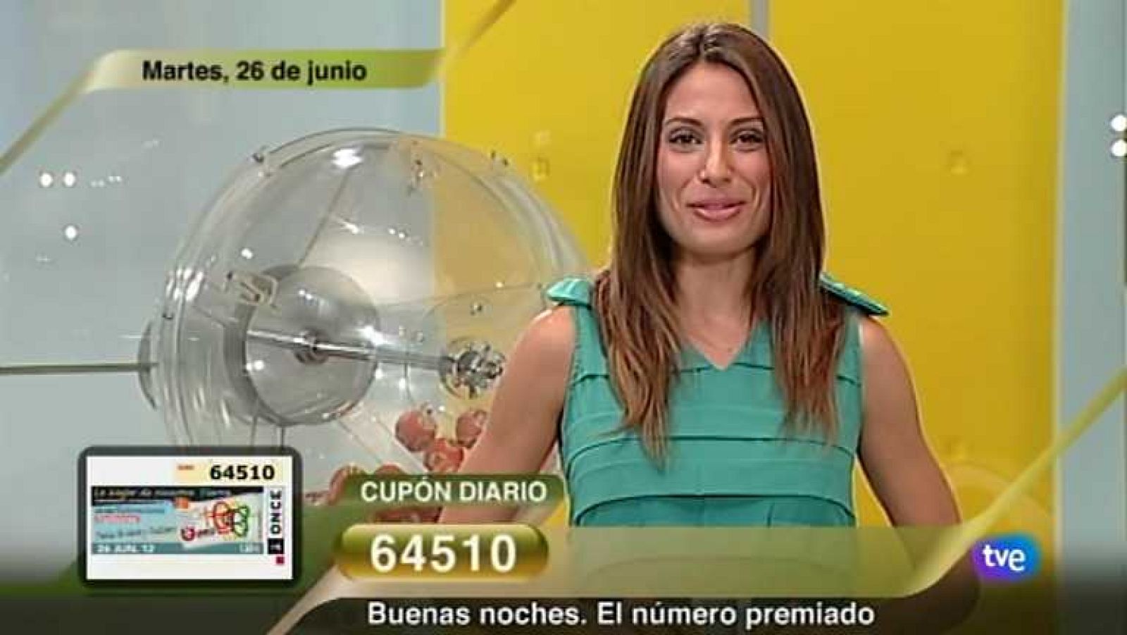 Sorteo ONCE - 26/06/12 - Ver ahora