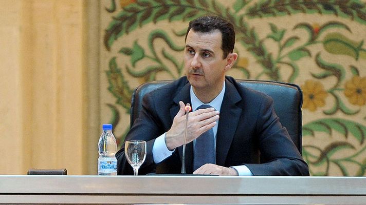 Telediario 1 - El presidente sirio asegura que Siria vive un "estado de guerra"