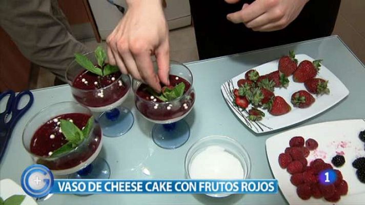 +Gente - Tarta de queso con frutos rojos