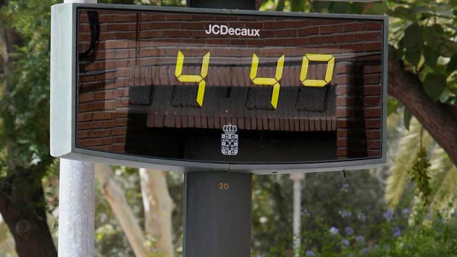 Temperaturas altas en la parte oriental y descienden en la occidental