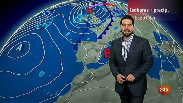 El tiempo - Calor en área del Mediterráneo y lluvias débiles noroeste peninsular