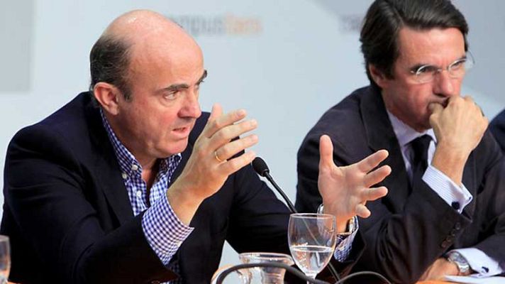 Telediario 1 - De Guindos: recesión económica