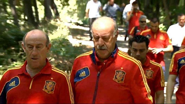 Telediario 1 - España, concentrada antes del gran partido