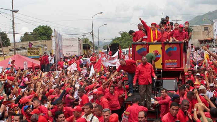 Telediario 1 - Campaña electoral en Venezuela