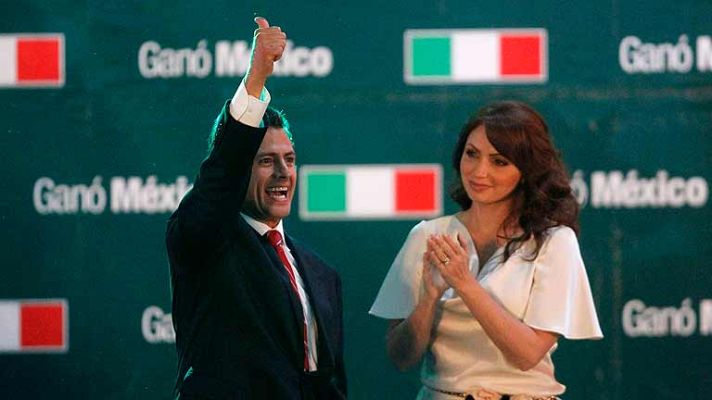 Telediario 1 - El PRI se proclama vencedor en la elección presidencial