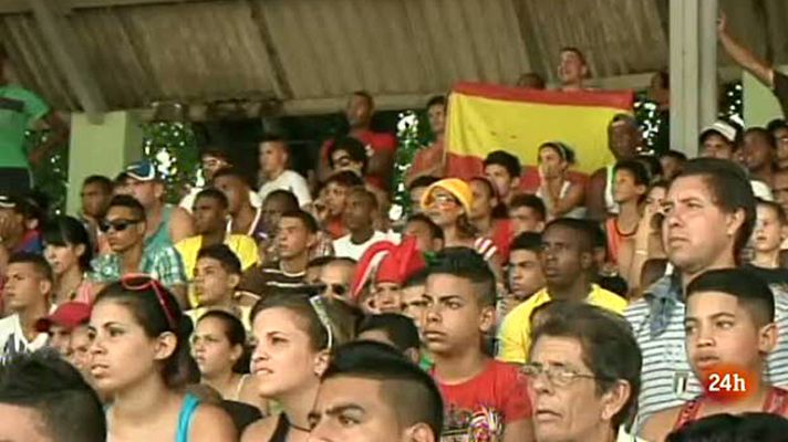Telediario 1 - Cuba se vuelca con la 'Roja'