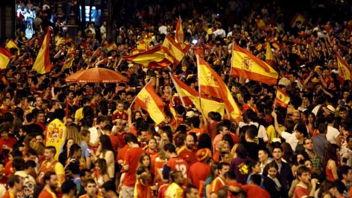 Telediario 1 - Celebración española por todo lo alto