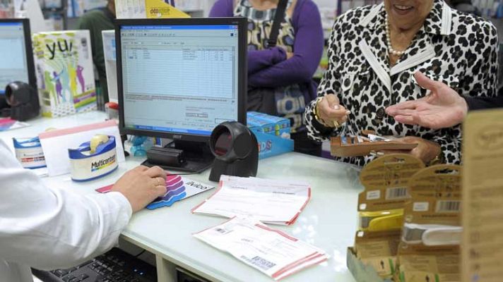 Telediario 1 - El copago, generalizado en las farmacias