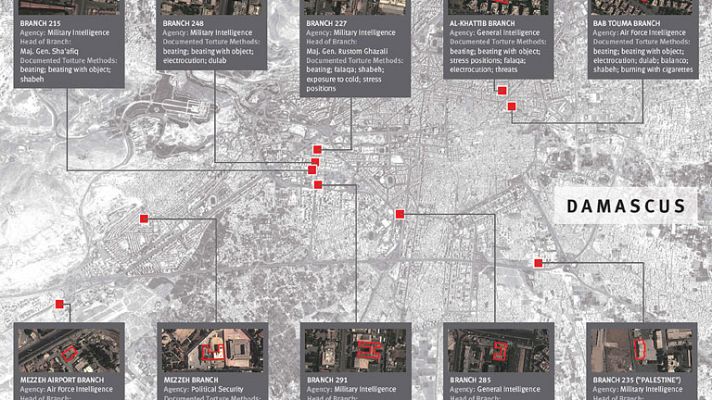 Telediario 1 - Human Rights Watch denuncia la existencia de centros de detención en Siria