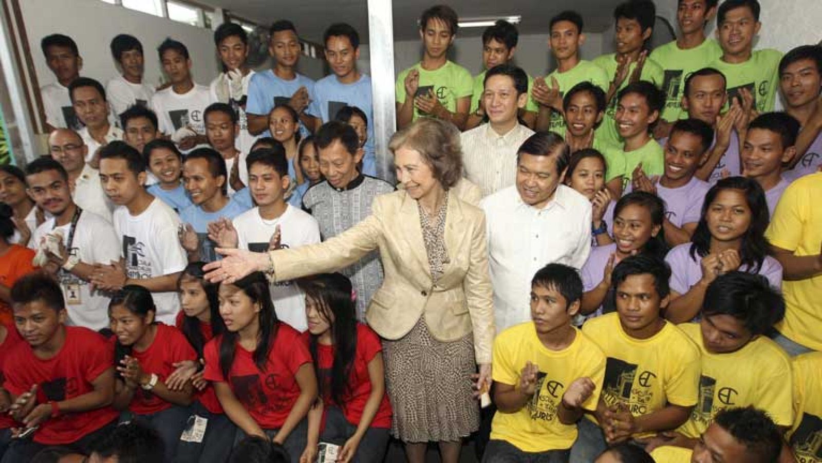 La Reina ha iniciado hoy una visita oficial a Filipinas