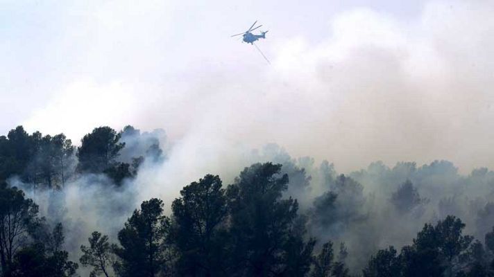 Telediario 1 - Hallan el cadáver del piloto