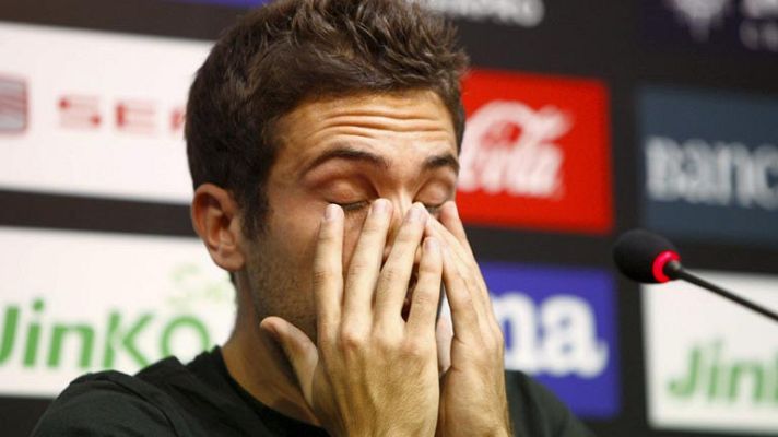 Telediario 1 - Jordi Alba se despide emocionado del Valencia
