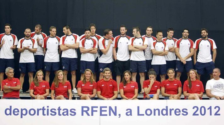 Telediario 1 - La natación española aspira a récord de medallas en Londres