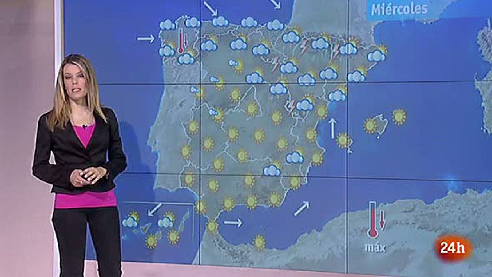 Tormentas en el norte y sol en el resto - El tiempo | Ver