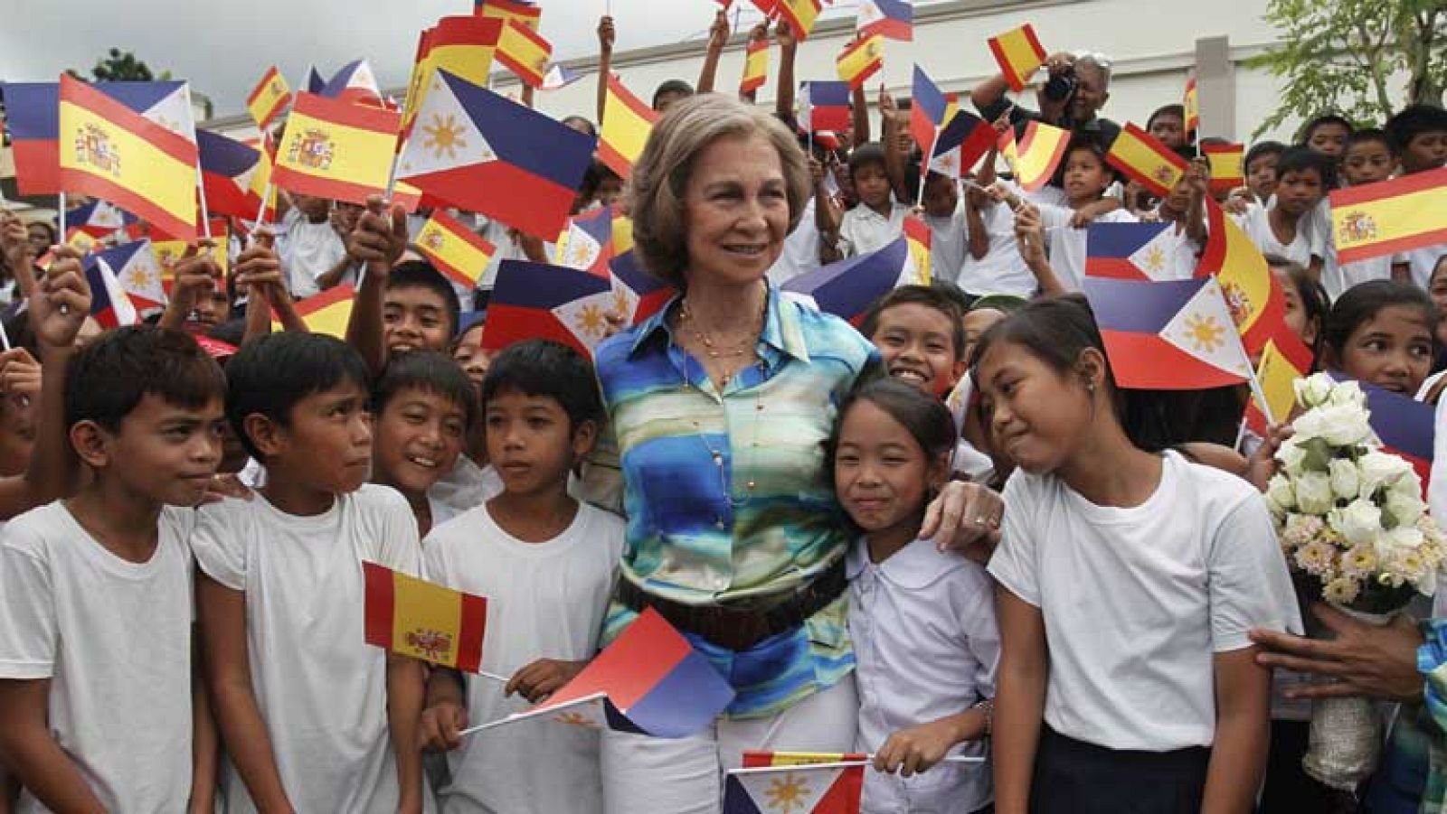 Filipinas volcada con la Reina Sofía
