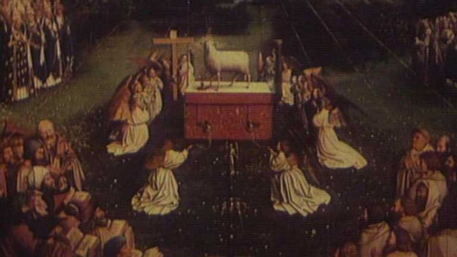 El Prado expone la reinterpretación de "El Cordero Místico" por Eduardo Arroyo