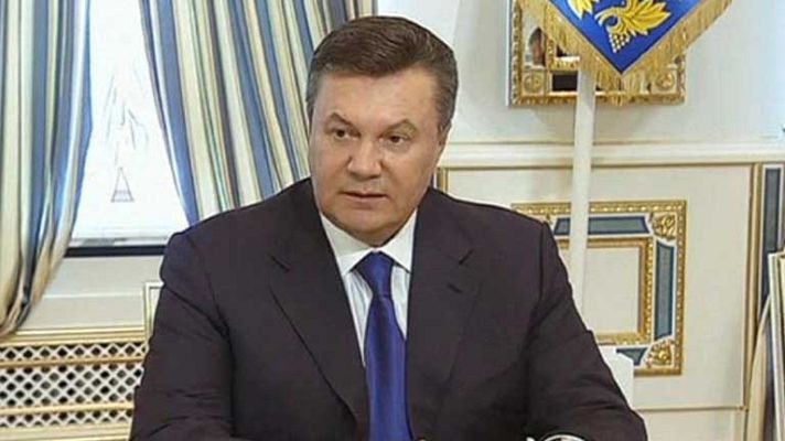 Telediario 1 - Crisis política en Ucrania