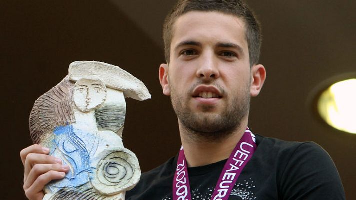 Telediario 1 - Los jugadores de la selección, homenajeados en casa