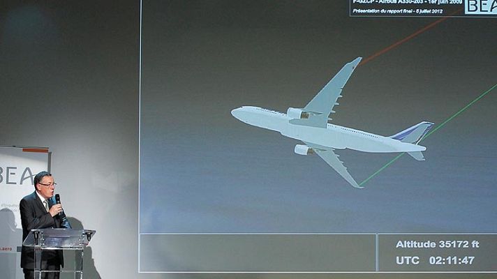 Telediario 1 - Accidente Río de Janeiro-París