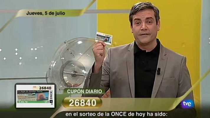 Sorteos ONCE - Sorteo ONCE -  05/07/12