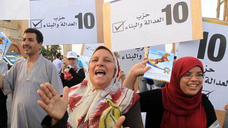 Primeras elecciones democráticas después de la caída de Gadafi