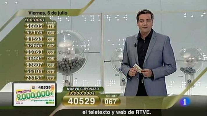 Sorteos ONCE - Sorteo ONCE - 06/07/12