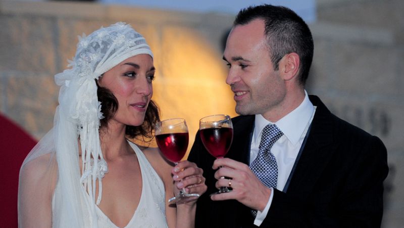 Andrés Iniesta se casa con Anna Ortiz