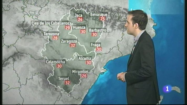 Noticias Aragón - El tiempo en Aragón - 09-07-12