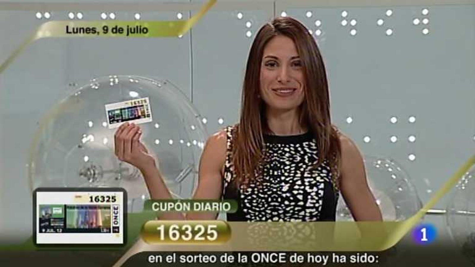 Sorteo ONCE -  09/07/12 - Ver ahora