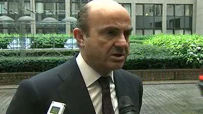 Telediario 1 - De Guindos: el interés que pagará España por el rescate de la banca "puede ser más bajo" del 4%