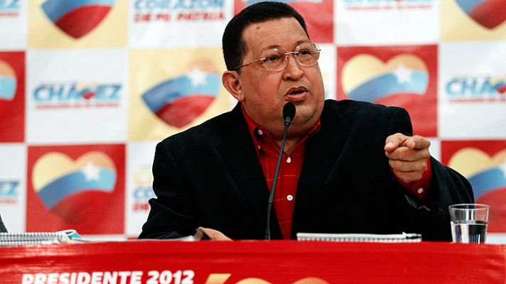 Telediario 1 - Chávez se declara "libre" del cáncer y en condiciones para la batalla electoral