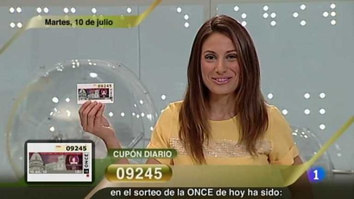 Sorteos ONCE - Sorteo ONCE - 10/07/12